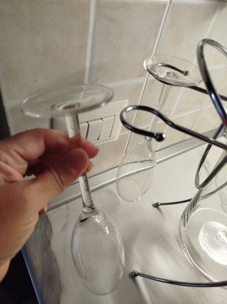 Struttura porta calici e bottiglia