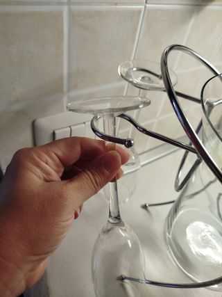 Struttura porta calici e bottiglia