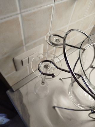 Struttura porta calici e bottiglia