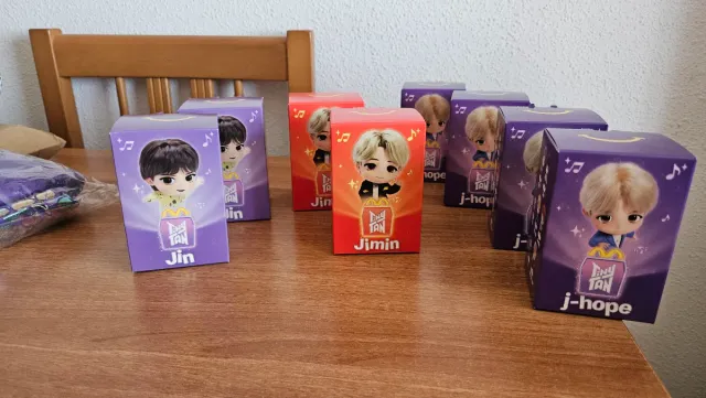 Figuras de la colección Tiny Tan de McDonald's