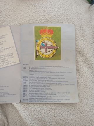 Álbum de cromos R.C. Deportivo La Coruña