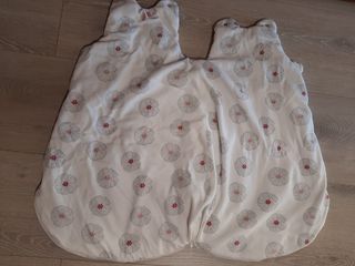 Saco dormir bebé estampado flores