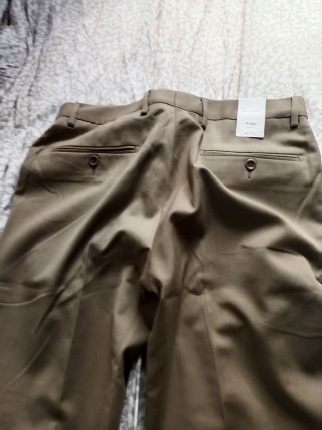 Pantalón Emidio Tucci Beige Talla 42