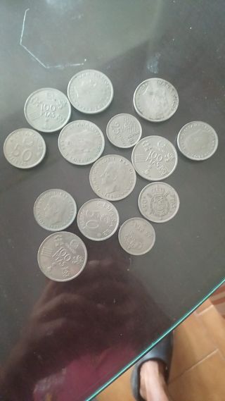 Lote de monedas españolas Juan Carlos I