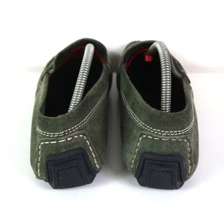 MOCASSINO UOMO PELLE VERDE BATA 43 USATO SCARPA CL