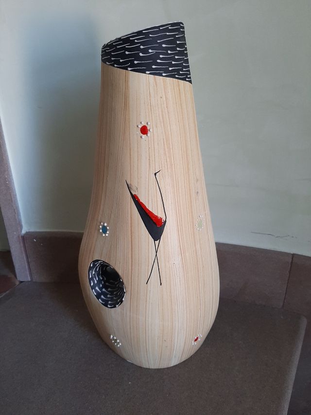 Vasi Cama Deruta Anni 50 ceramica effetto legno