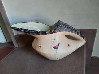 Vasi Cama Deruta Anni 50 ceramica effetto legno 