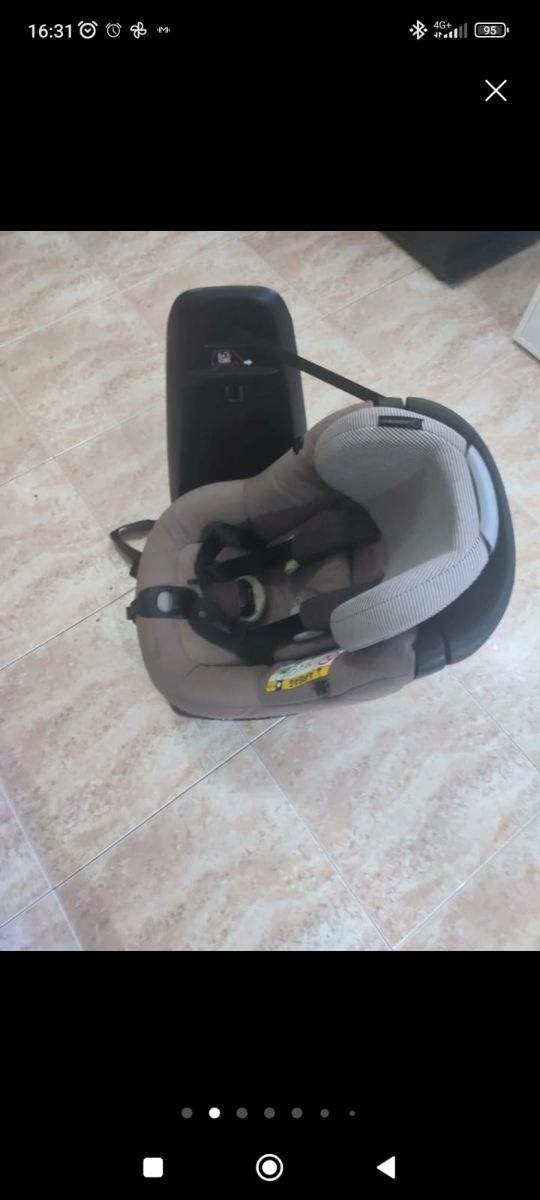 Portabebés Grupo 0 a 15 meses Isofix