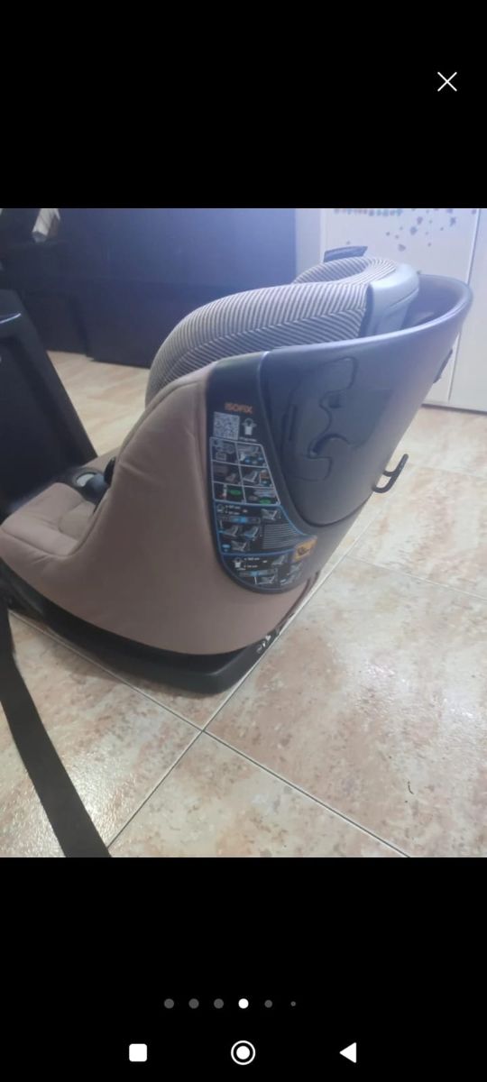Portabebés Grupo 0 a 15 meses Isofix