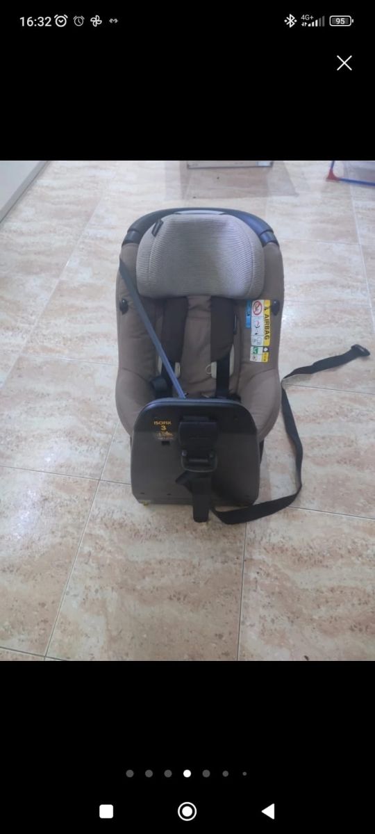 Portabebés Grupo 0 a 15 meses Isofix