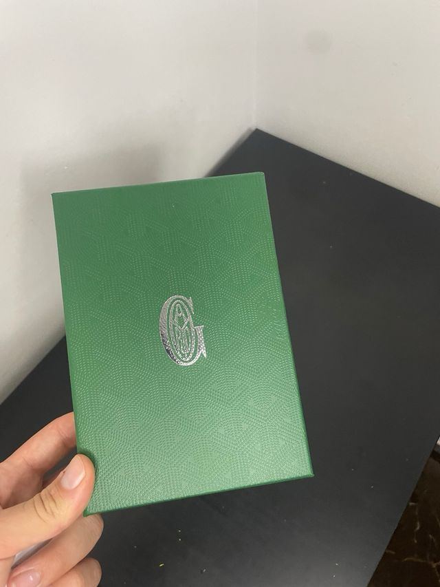 Portafoglio Goyard beige e bianco