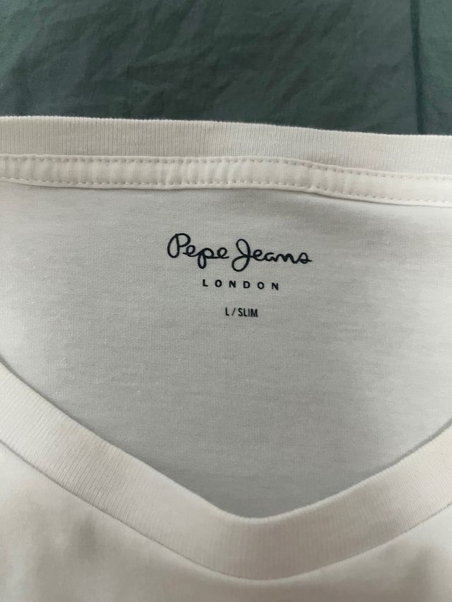 Camiseta Pepe Jeans Blanca Manga Corta