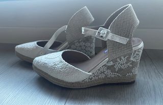 Alpargatas Novia sin estrenar. Talla 37