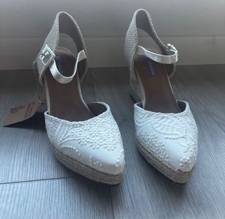Alpargatas Novia sin estrenar. Talla 37