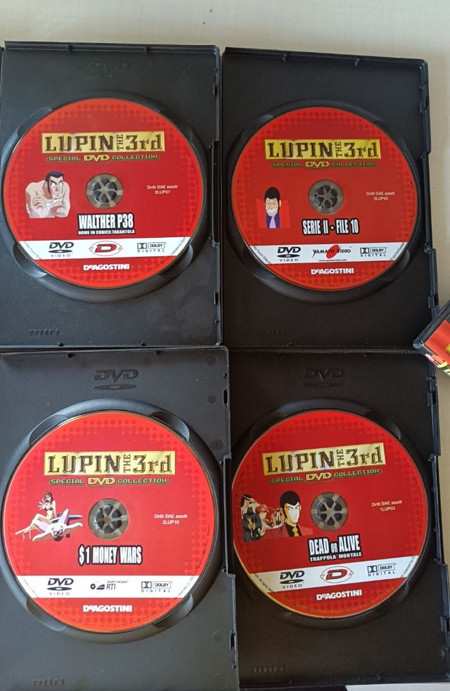 Lupin 3 De Agostini 7 DVD