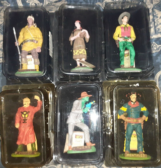 Lotto Modellini Personaggi comic bonelli serie Tex