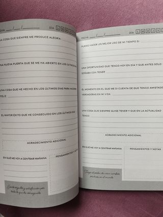 Diario de gratitud