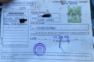 Remolque Teicar Land Rover