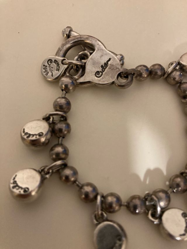 Pulsera Ciclón Plata con Bolsita Original