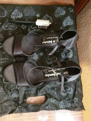 Zapatos de tacon para tango