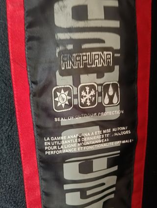 Chaqueta de nieve Annapurna Roja