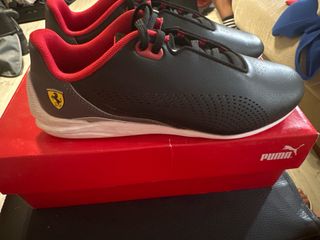 Tenis Puma Ferrari Negro/Rojo