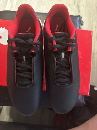 Tenis Puma Ferrari Negro/Rojo