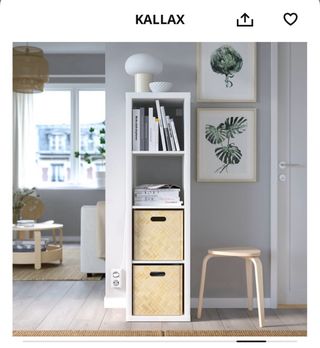 Estantería Ikea KALLAX Blanca 42x147 NUEVA SIN ABR