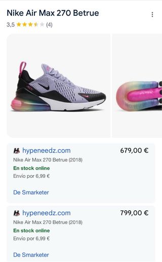 zapatillas Nike air 270 edición especial 