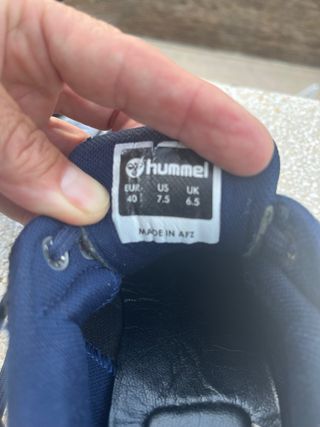 Zapatillas Hummel Negras y Azules