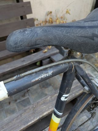 Bicicleta antigua de carretera niños