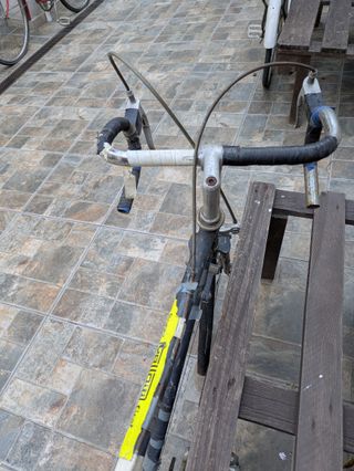 Bicicleta antigua de carretera niños