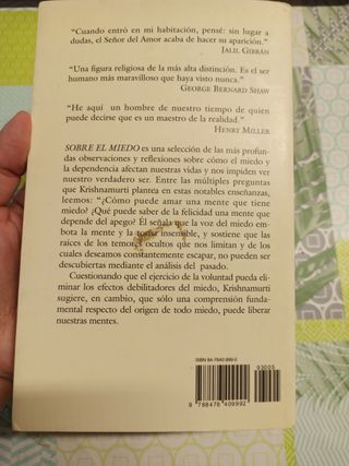 Sobre el miedo