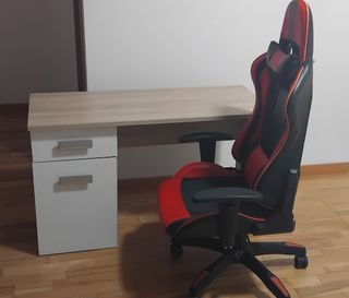Silla Gamer Negra y Roja