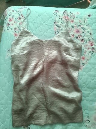 Top H&M Dorado Talla 40