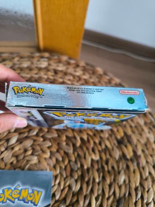 Caja y manuales Pokémon Plata Game Boy Color