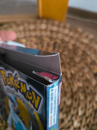Caja y manuales Pokémon Plata Game Boy Color