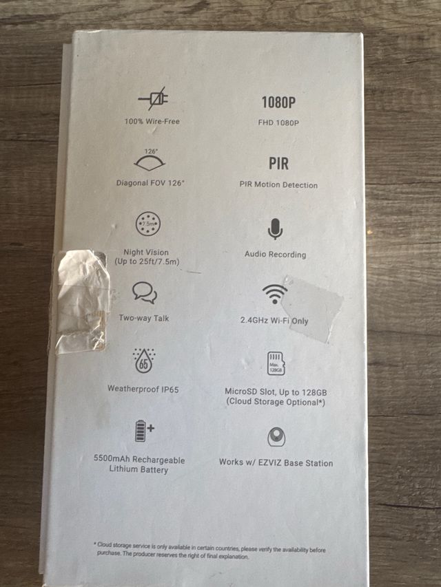 Cámara Vigilancia Ezviz C3A HD 1080p