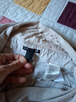 Pantalones premamá H&M beige talla 42