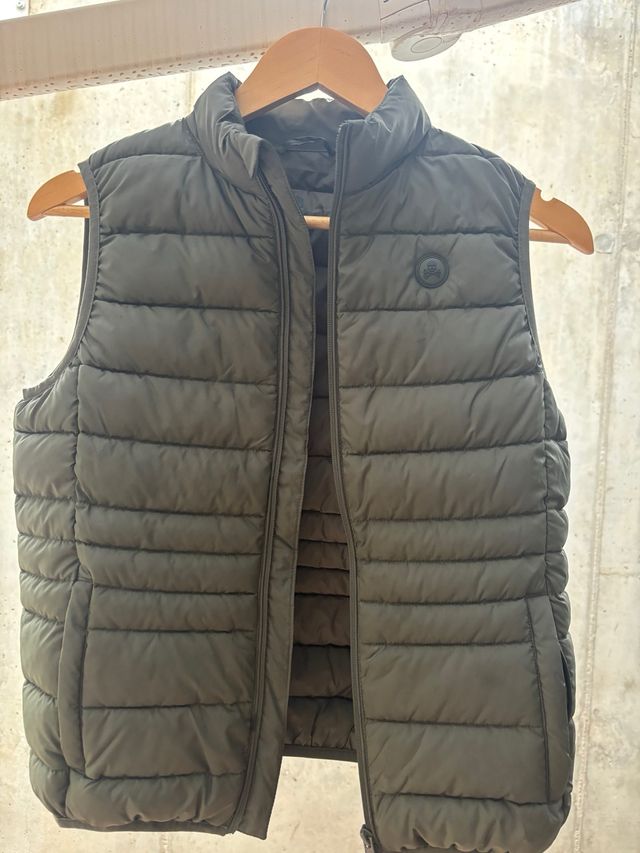 Chaleco SCALPERS kids talla 14 verde botella