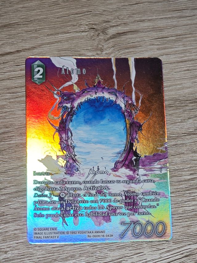 Carta Final Fantasy V Atomo 7000