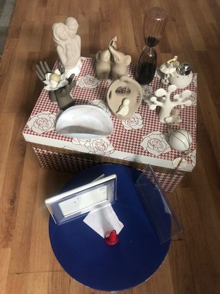 Bomboniere varie in ceramica e vetro