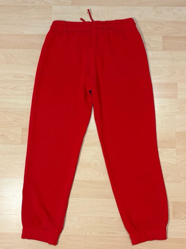Pantaloni tuta leggeri rossi