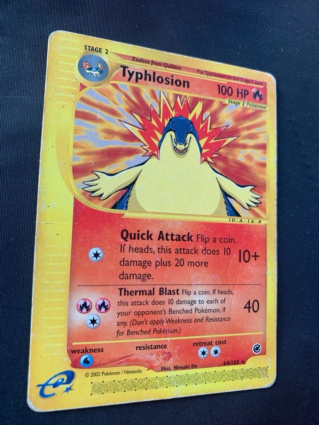 Carta Pokémon Typhlosion Stage 2