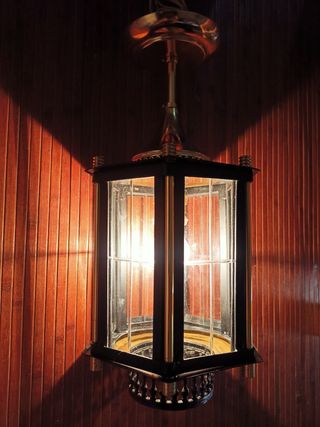 Lámpara/Farol Victoriano con influencia Árabe