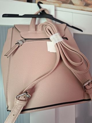 Mochila Stradivarius rosa