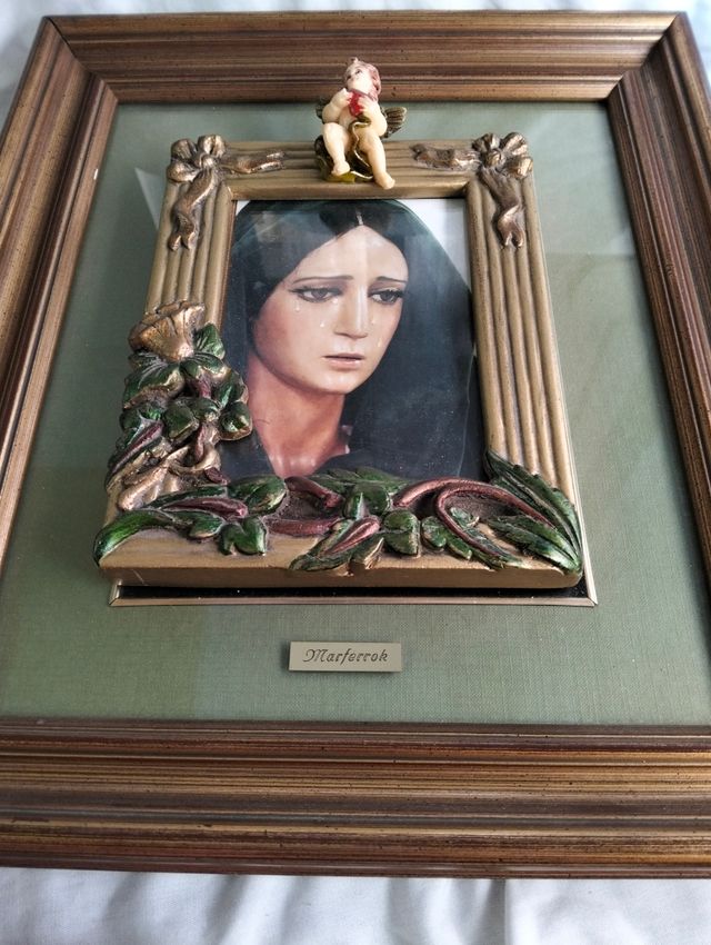 Cuadro religioso Marferrok con ángel