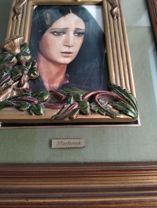 Cuadro religioso Marferrok con ángel