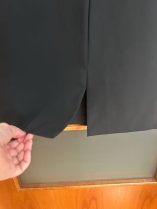 Falda lápiz negra Zara