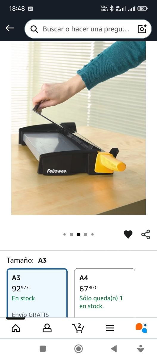 Guillotina Fellowes Fusion A3